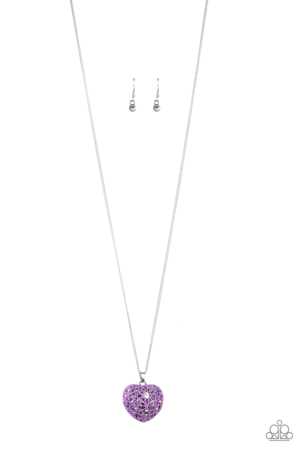 Love Is All Around Purple Necklace Paparazzi Accessories