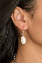 Load image into Gallery viewer, Leave Your LANDMARK White Necklace Paparazzi Accessories