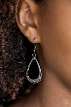 Load image into Gallery viewer, Trending Texture Black Gunmetal Earring Paparazzi Accessories