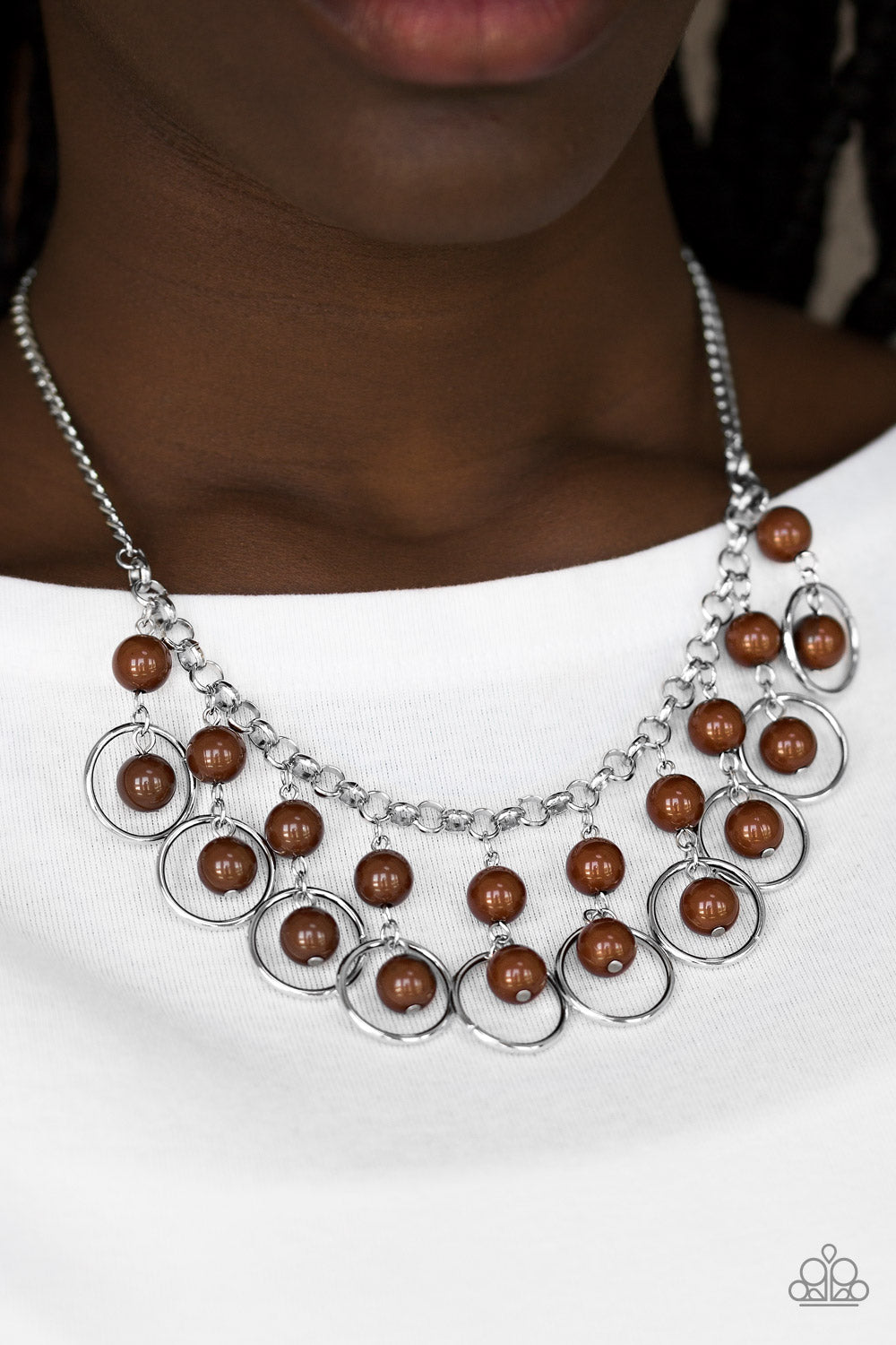 Really Rococo Brown Necklace Paparazzi Accessories