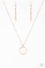 Load image into Gallery viewer, Shimmering Seashores Gold Necklace Paparazzi Accessories