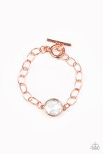 Load image into Gallery viewer, All Aglitter Copper Bracelet Paparazzi Accessories