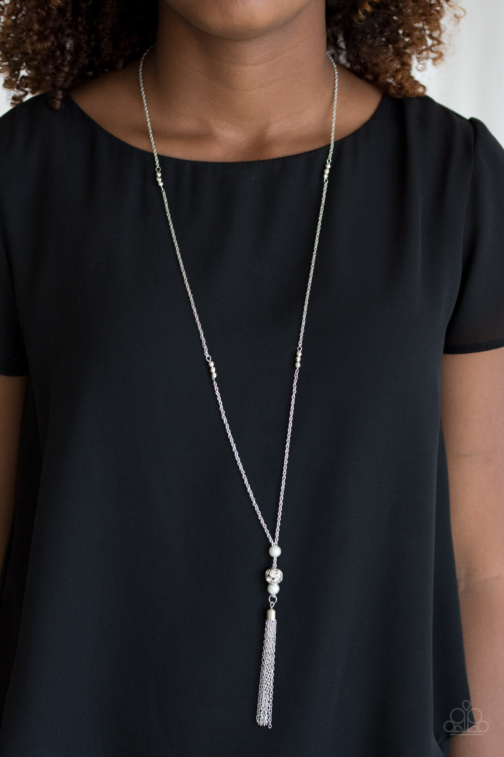 Celebration of the Century White Pearl Necklace Paparazzi Accessories