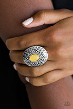 Load image into Gallery viewer, Hello Sunshine Yellow Ring Paparazzi Accessories