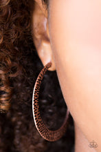 Load image into Gallery viewer, Beast Friends Forever Copper Hoop Paparazzi Accessories