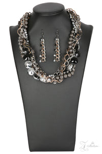 2018 Zi,black,gold,gunmetal,rhinestones,short necklace,silver,Unapologetic Zi Collection Necklace