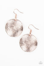 Load image into Gallery viewer, Basic Bravado Rose Gold Earring Paparazzi Accessories