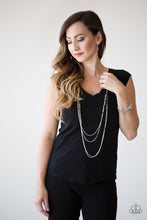 Load image into Gallery viewer, Sink or Shimmer Silver Bracelet Paparazzi Accessories
