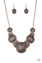Load image into Gallery viewer, Prehistoric Powerhouse Copper Necklace Paparazzi Accessories