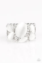Load image into Gallery viewer, Modern Moonwalk White Moonstone Ring Paparazzi Accessories