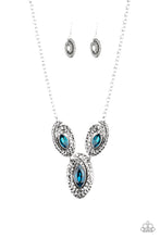 Load image into Gallery viewer, Metro Mystique Blue Necklace Paparazzi Accessories