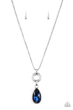 Load image into Gallery viewer, Lookin Like A Million Blue Necklace Paparazzi Accessories