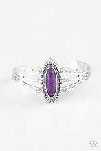 Load image into Gallery viewer, Desert Sage Purple Cuff Bracelet Paparazzi Accessories