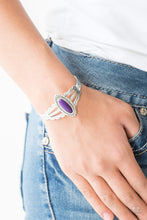 Load image into Gallery viewer, Desert Sage Purple Cuff Bracelet Paparazzi Accessories