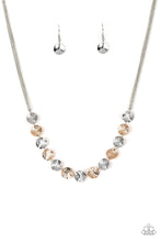 Load image into Gallery viewer, Simple Sheen - Silver Necklace Paparazzi Accessories