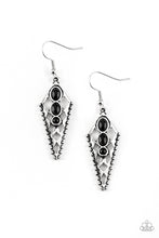 Load image into Gallery viewer, Terra Territory Black Earring Paparazzi Accessories