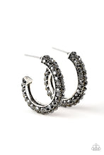Load image into Gallery viewer, Don&#39;t Mind The Stardust Silver Hoop Earring Paparazzi Accessories