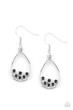 Load image into Gallery viewer, Raindrop Radiance - Black Earrings Paparazzi Accessories