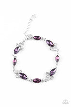 Load image into Gallery viewer, At Any Cost Purple Rhinestone Bracelet Paparazzi Accessories