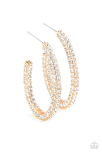 Load image into Gallery viewer, Big Winner Gold Hoop Earrings Paparazzi Accessories