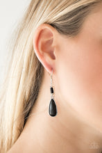Load image into Gallery viewer, Courageously Canyon Black Earring Paparazzi Accessories