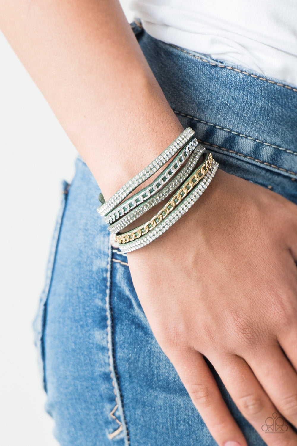 Fashion Fiend Green Bracelet Paparazzi Accessories