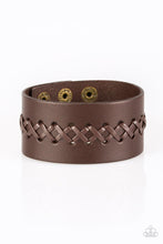 Load image into Gallery viewer, Be A Sport Brown Leather Urban Bracelet Paparazzi Accessories