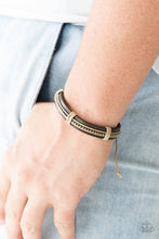Load image into Gallery viewer, Rogue Rambler Brown Leather Urban Bracelet Paparazzi Accessories