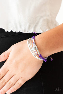 Take a Spacewalk Purple Urban Bracelet Paparazzi Accessories