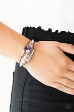 Load image into Gallery viewer, Nature Novice Purple Urban Bracelet Paparazzi Accessories