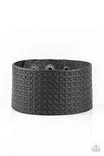 Load image into Gallery viewer, Wild Wrangler Black Leather Urban Bracelet Paparazzi Accessories