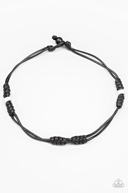 River Rover Black Urban Necklace Paparazzi Accessories