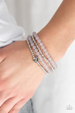 Load image into Gallery viewer, Blooming Buttercups Silver Stretchy Bracelet Paparazzi Accessories