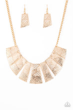 Load image into Gallery viewer, Jungle Cat Jam Gold Necklace Paparazzi Accessories