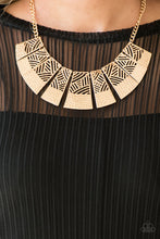 Load image into Gallery viewer, Jungle Cat Jam Gold Necklace Paparazzi Accessories