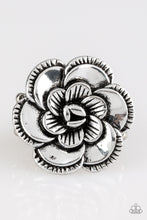 Load image into Gallery viewer, FLOWERBED and Breakfast - Silver Ring Paparazzi Accessories