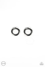 Load image into Gallery viewer, Out Of This Galaxy Silver Clip-On Earring Paparazzi Accessories