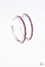 Load image into Gallery viewer, Must Be The Money Pink Hoop Earring Paparazzi Accessories