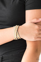 Load image into Gallery viewer, Rocker Rivalry - Gold Bracelet Paparazzi Accessories