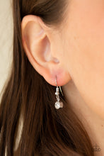 Load image into Gallery viewer, Center of Attention White Rhinestone Necklace Paparazzi Accessories