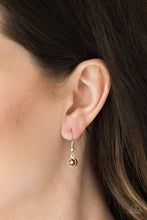 Load image into Gallery viewer, Chicly Centered Brown Rhinestone Necklace Paparazzi Accessories