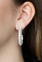 Load image into Gallery viewer, Dont Mind the Stardust White Hoop Paparazzi Paparazzi Accessories