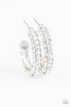 Load image into Gallery viewer, Dont Mind the Stardust White Hoop Paparazzi Paparazzi Accessories