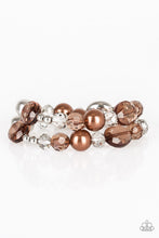 Load image into Gallery viewer, Downtown Dazzle Brown Bracelet Paparazzi Accessories
