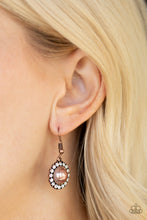 Load image into Gallery viewer, Fashion Show Celebrity Copper Earring Paparazzi Accessories