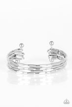 Load image into Gallery viewer, Street Refinement - Silver Cuff Bracelet Paparazzi Accessories