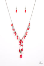 Load image into Gallery viewer, Sailboat Sunsets Red Necklace Paparazzi Accessories