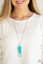 Load image into Gallery viewer, Summer Solo Blue Necklace Paparazzi Accessories