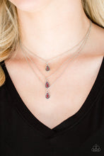 Load image into Gallery viewer, Radiant Rainfall Red Necklace Paparazzi Accessories