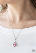 Load image into Gallery viewer, Tell Me A Love Story Pink Moonstone Necklace Paparazzi Accessories